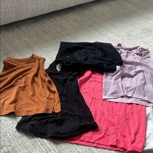lululemon athletica Tank Tops - Black, Pink, Purple, Brown